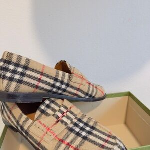 Burberry Plaid Loafers for Men